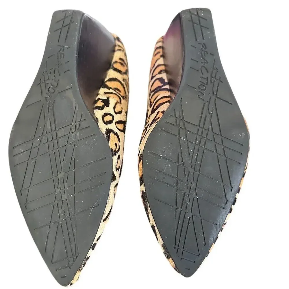 Kenneth‎ Cole Reaction Women's Leopard Print Wedge Heels Multicolor size 6 - Picture 9 of 11